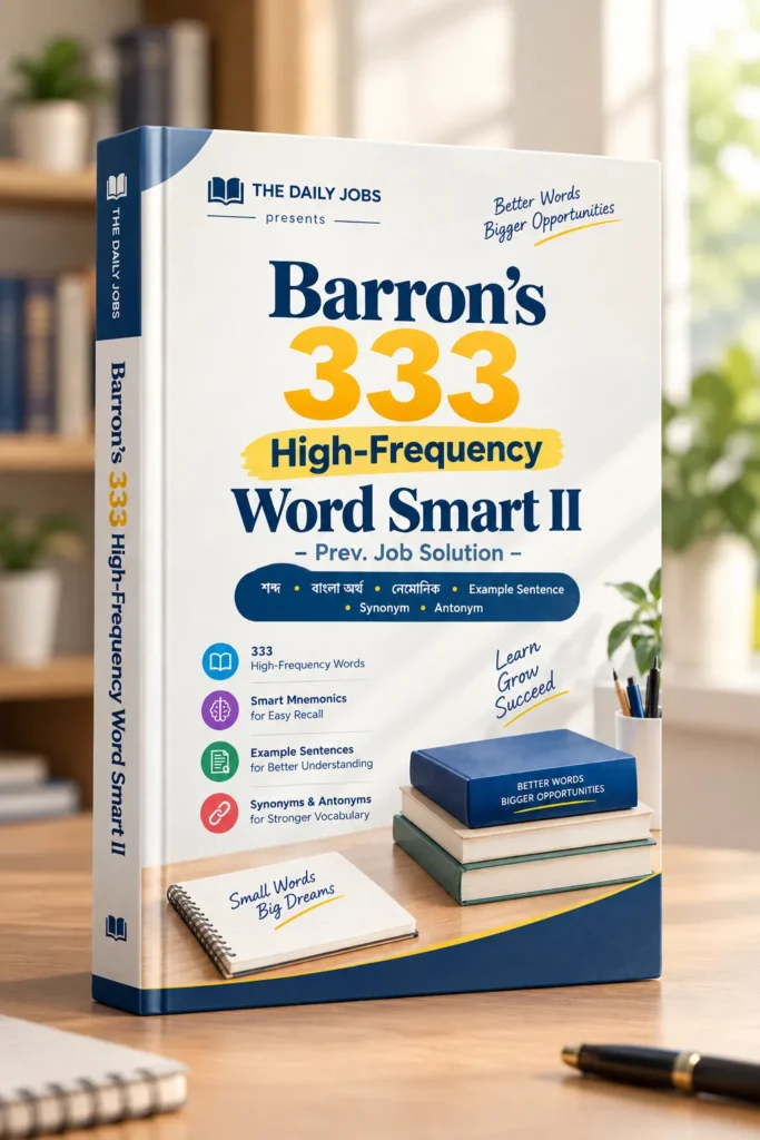 Vocabulary Mnemonic (Job Solution+Word Smart ii+Barron’s 333)